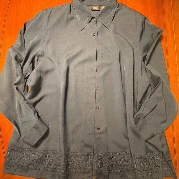 Laura Scott Woman Buttondown Size 24W - Picture 1 of 5